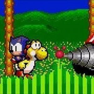 Yoshi in Sonic 2 Online Platform Game