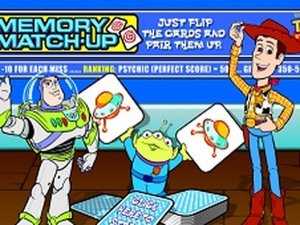 Toy Story Memory Match Up Puzzle Game - Memory Puzzle Game