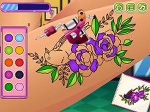 Funny Tattoo Shop Online Game - Art Puzzle Game