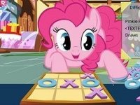 Pink Tic Tac Toe Logic Puzzle