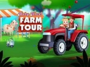 Baby Hazel Farm Tour Online Game - Kids Animal Care Game
