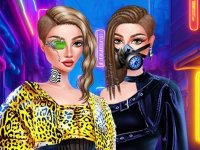 Futuristic City Hairstyle Studio
