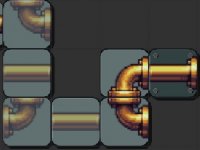 Pipe Rotating Puzzle Game