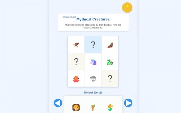 Emoji Sort 30 - Online Pattern Puzzle Game