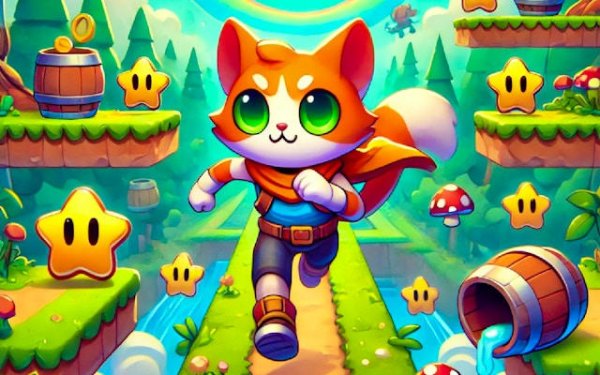 Infinity Cat Adventure Runner - Endless Arcade Platformer Game