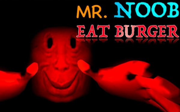 Mr. Noob EAT Burger: Stealth Adventure Puzzle Game