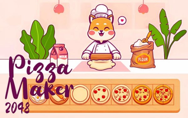 Pizza Maker 2048: Family-Friendly Merge Puzzle Game Online