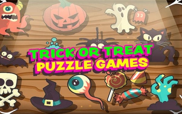 Trick or Treat Halloween Puzzle Game