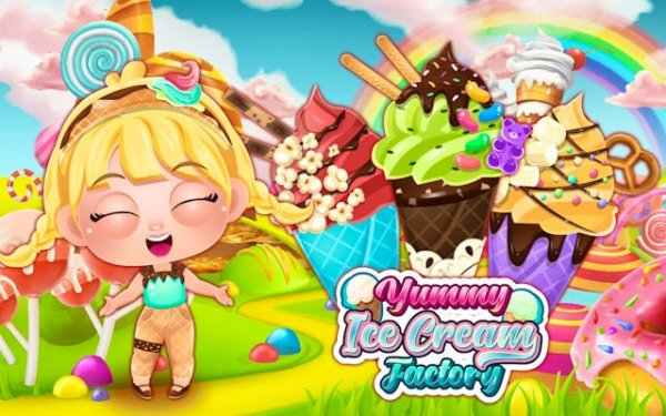 Yummy Ice Cream Factory Online Game